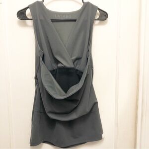 Lalabu Soothe Shirt Tank Top Womens Large Color Gray